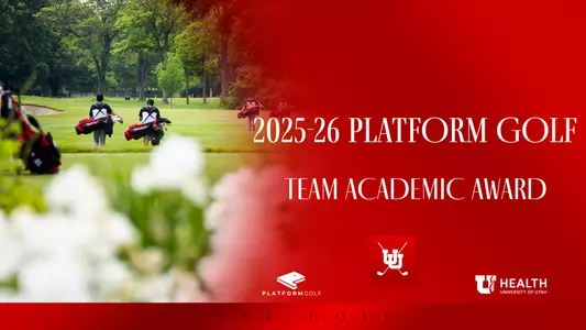Utah Golf Platform Team Academic Award 25-26