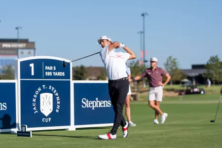 Gabriel Palacios at Jackson T. Stephens Cup