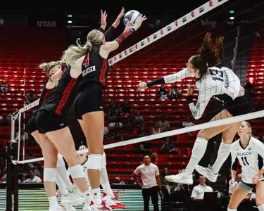 Utah Utes volleyball vs. Long Beach State at Jon M. Huntsman Center in Salt Lake City, UT, on Thursday, September 5, 2026.
Emma Corona/Utah Athletics
