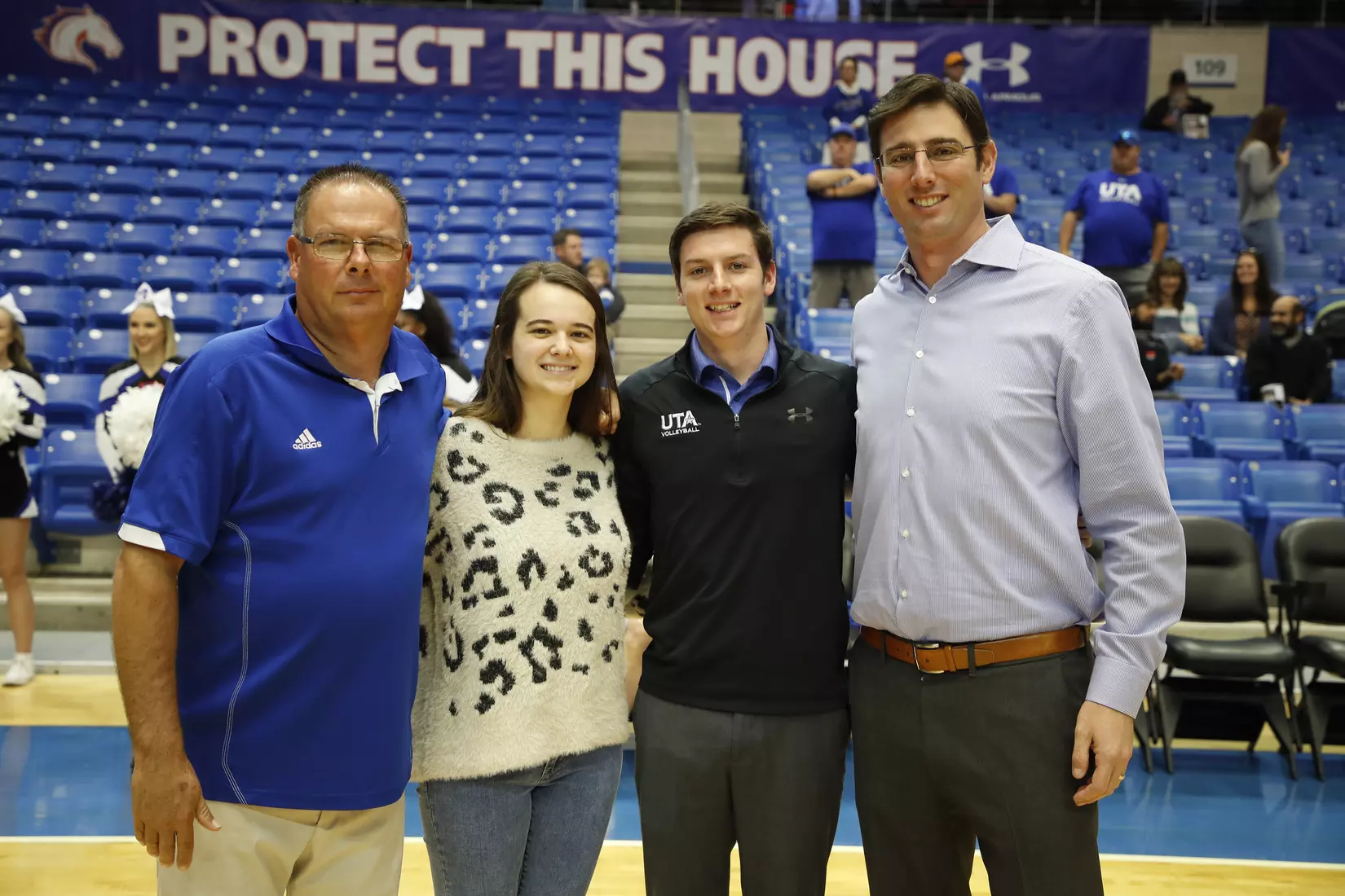 UTA vs Little Rock Volleyball in Arlington, Texas on November 10, 2019. (Photo by/Gregg Ellman)