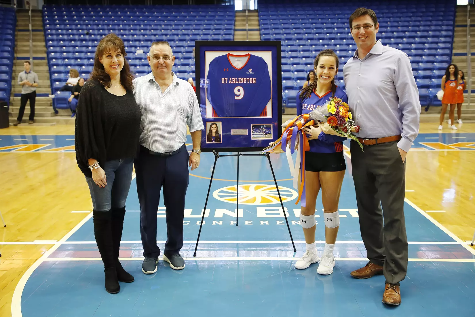 UTA vs Little Rock Volleyball in Arlington, Texas on November 10, 2019. (Photo by/Gregg Ellman)