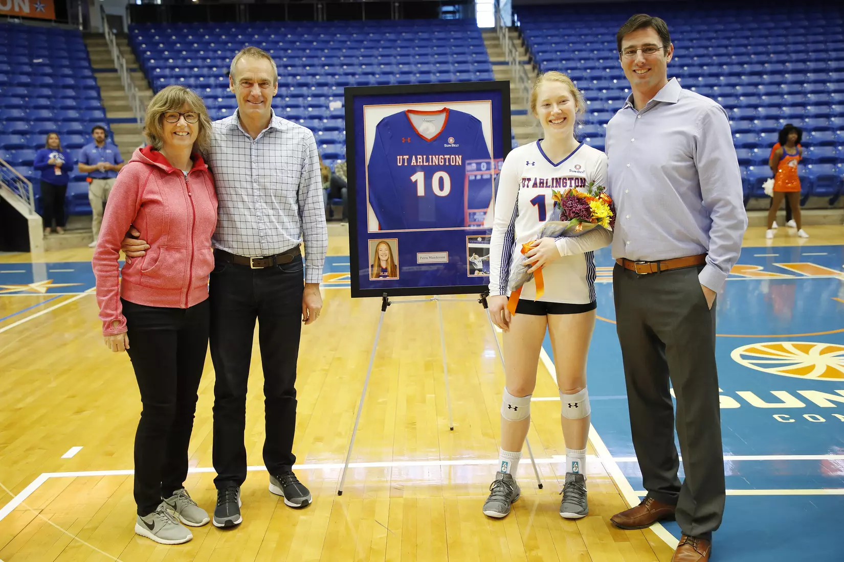 UTA vs Little Rock Volleyball in Arlington, Texas on November 10, 2019. (Photo by/Gregg Ellman)