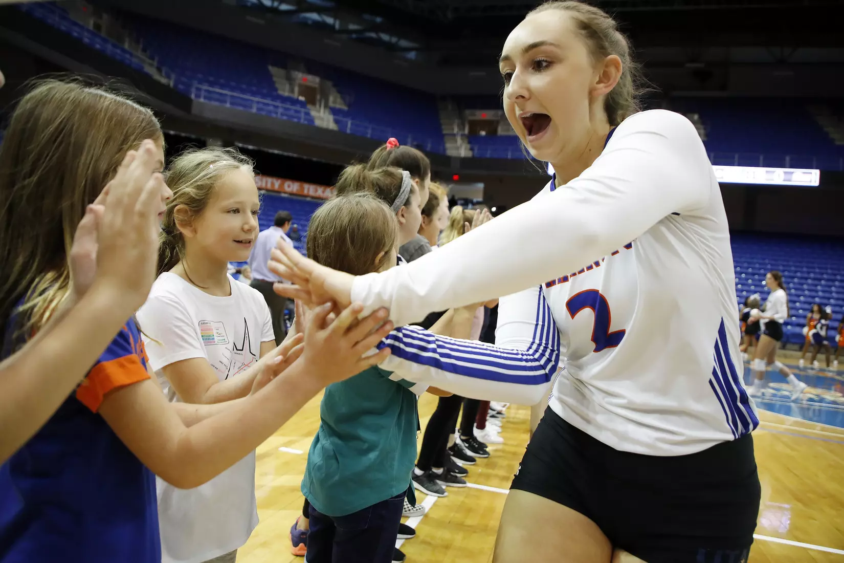 UTA vs Little Rock Volleyball in Arlington, Texas on November 10, 2019. (Photo by/Gregg Ellman)