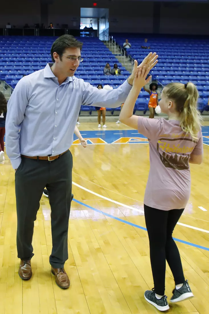 UTA vs Little Rock Volleyball in Arlington, Texas on November 10, 2019. (Photo by/Gregg Ellman)