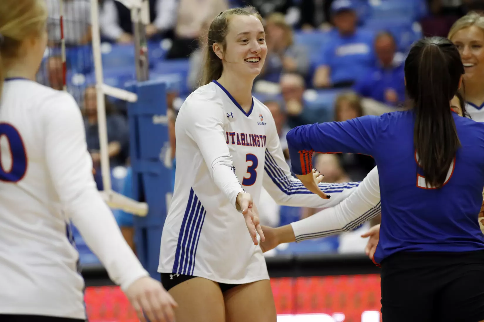 UTA vs Little Rock Volleyball in Arlington, Texas on November 10, 2019. (Photo by/Gregg Ellman)