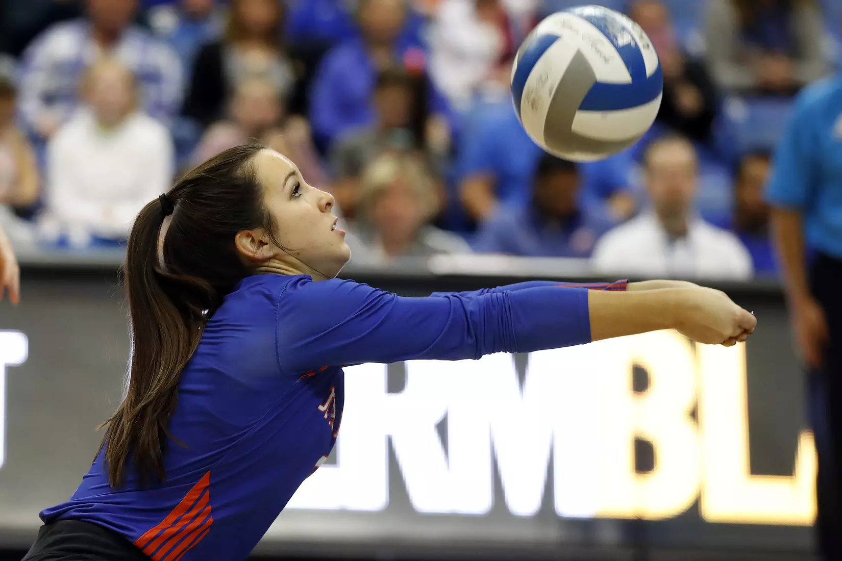 UTA vs Little Rock Volleyball in Arlington, Texas on November 10, 2019. (Photo by/Gregg Ellman)
