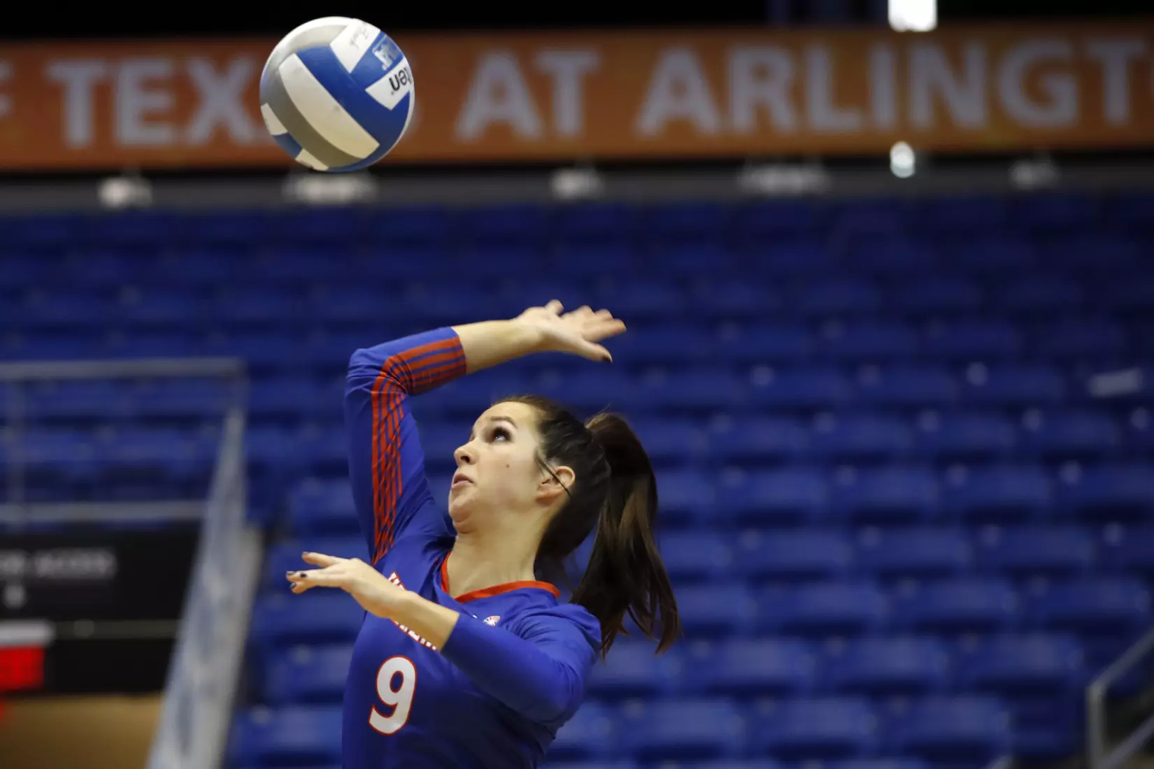 UTA vs Little Rock Volleyball in Arlington, Texas on November 10, 2019. (Photo by/Gregg Ellman)