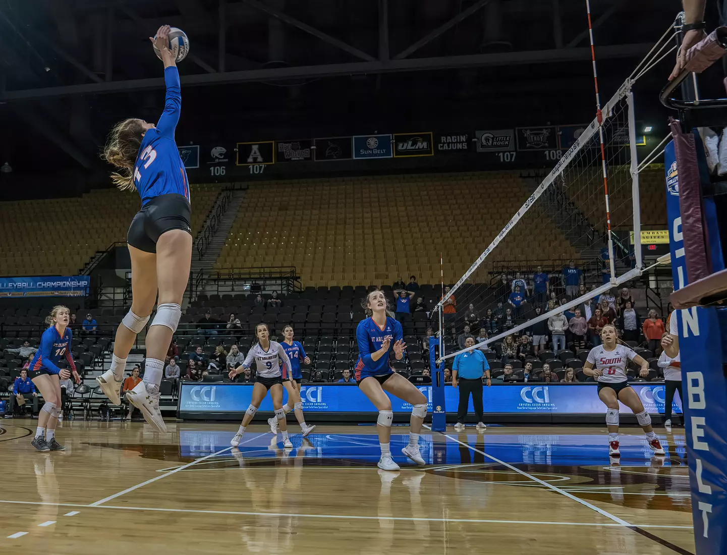 2 - VOLLEYBALL - 2019 - Sun Belt Conference Championship, Quarterfinals, Fri, 22 Nov, Match 4, UTA vs (3) South Alabama, 1930L
