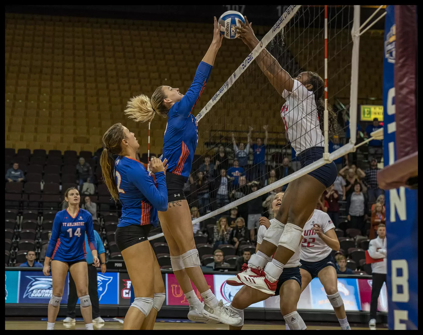 2 - VOLLEYBALL - 2019 - Sun Belt Conference Championship, Quarterfinals, Fri, 22 Nov, Match 4, UTA vs (3) South Alabama, 1930L