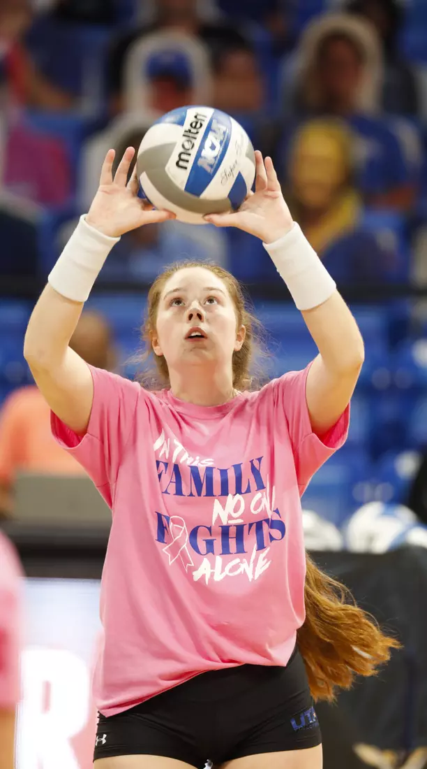UTA vs Texas State volleyball in Arlington, Texas on October 30, 2020. (Photo/Sharon Ellman)