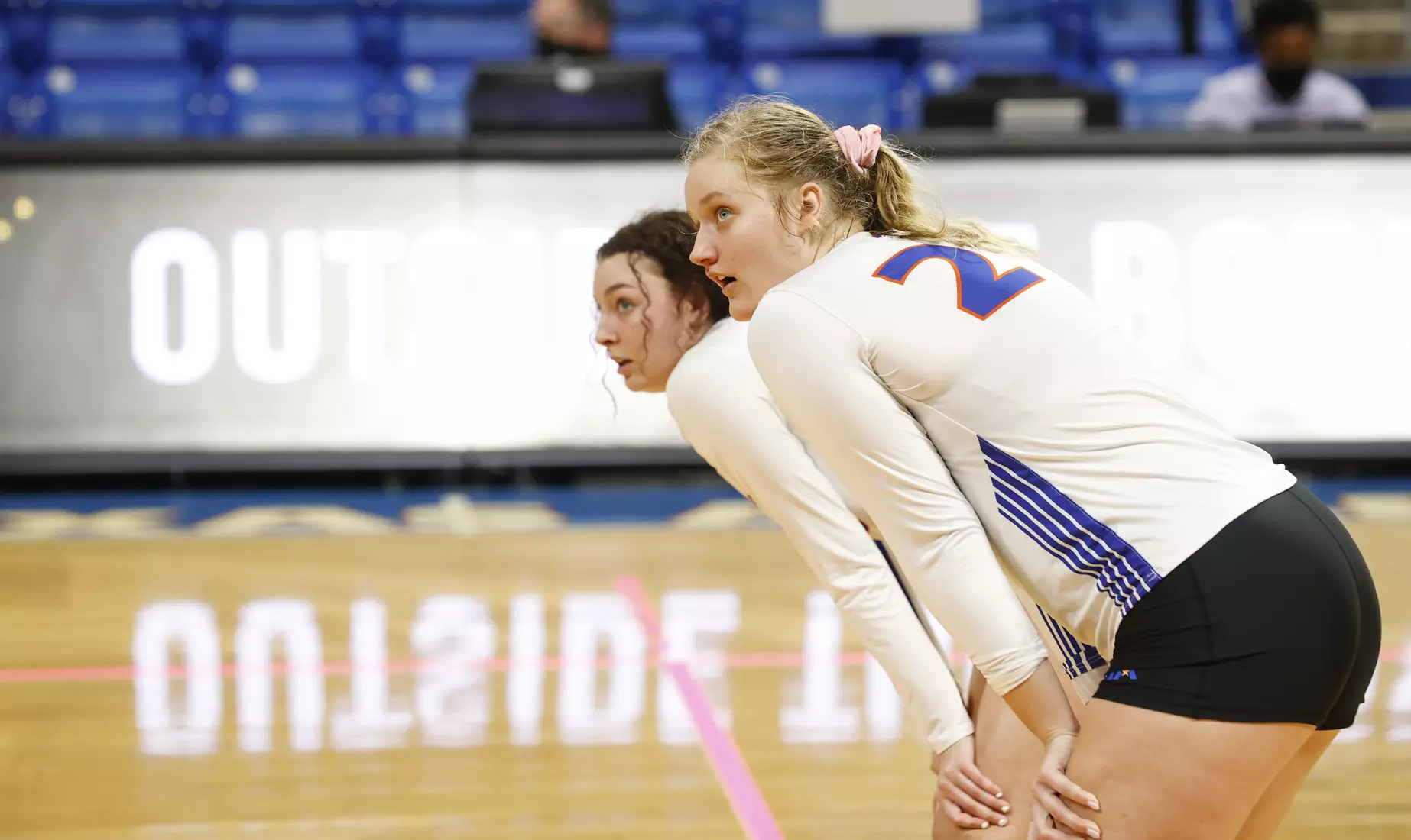 UTA vs Texas State volleyball in Arlington, Texas on October 30, 2020. (Photo/Sharon Ellman)