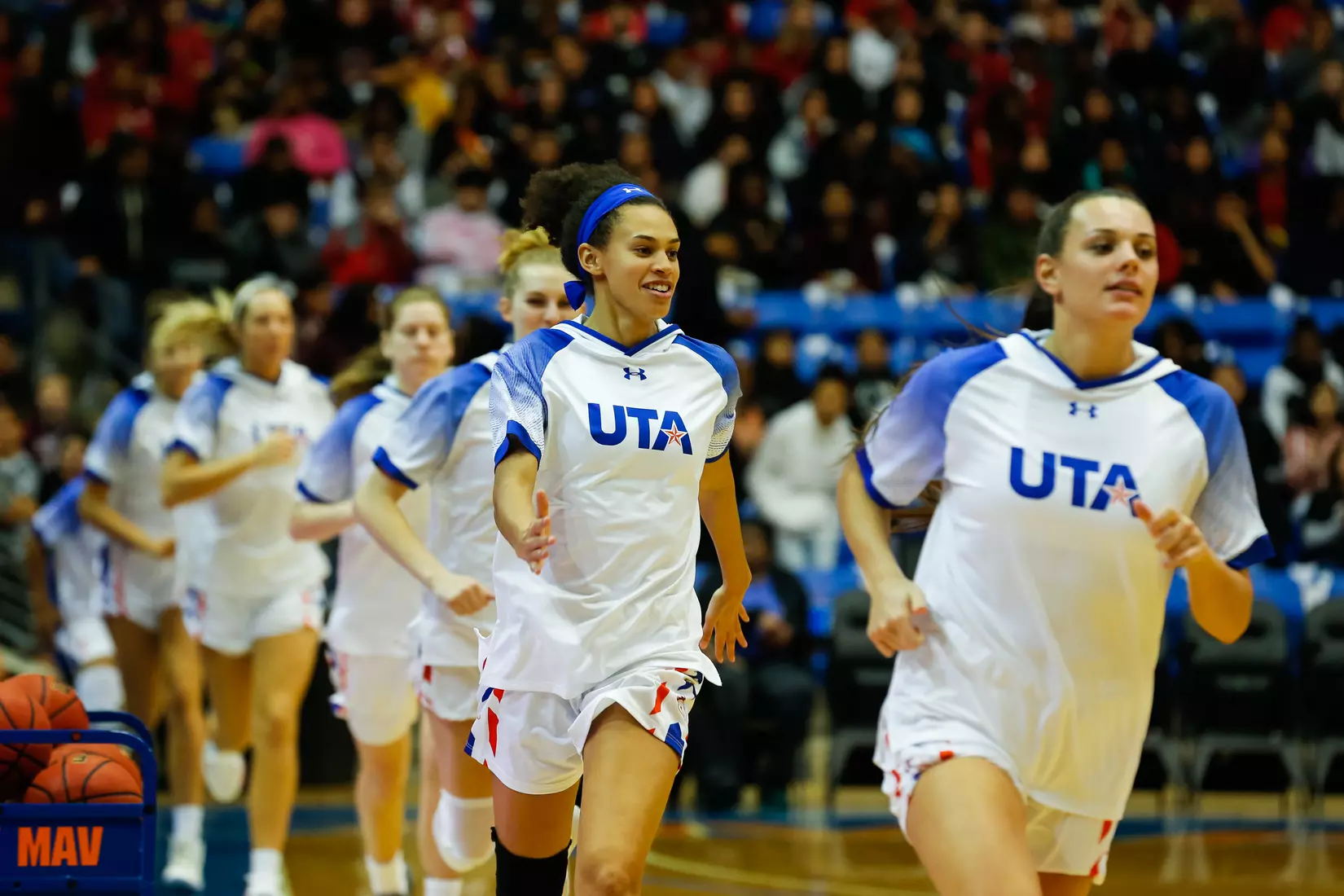 UTA vs Louisiana Women's Basketball game at College Park Center in Arlington, Texas on January 16, 2020. (Photo/Ellman Photography)