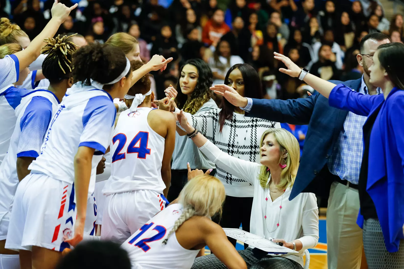 UTA vs Louisiana Women's Basketball game at College Park Center in Arlington, Texas on January 16, 2020. (Photo/Ellman Photography)