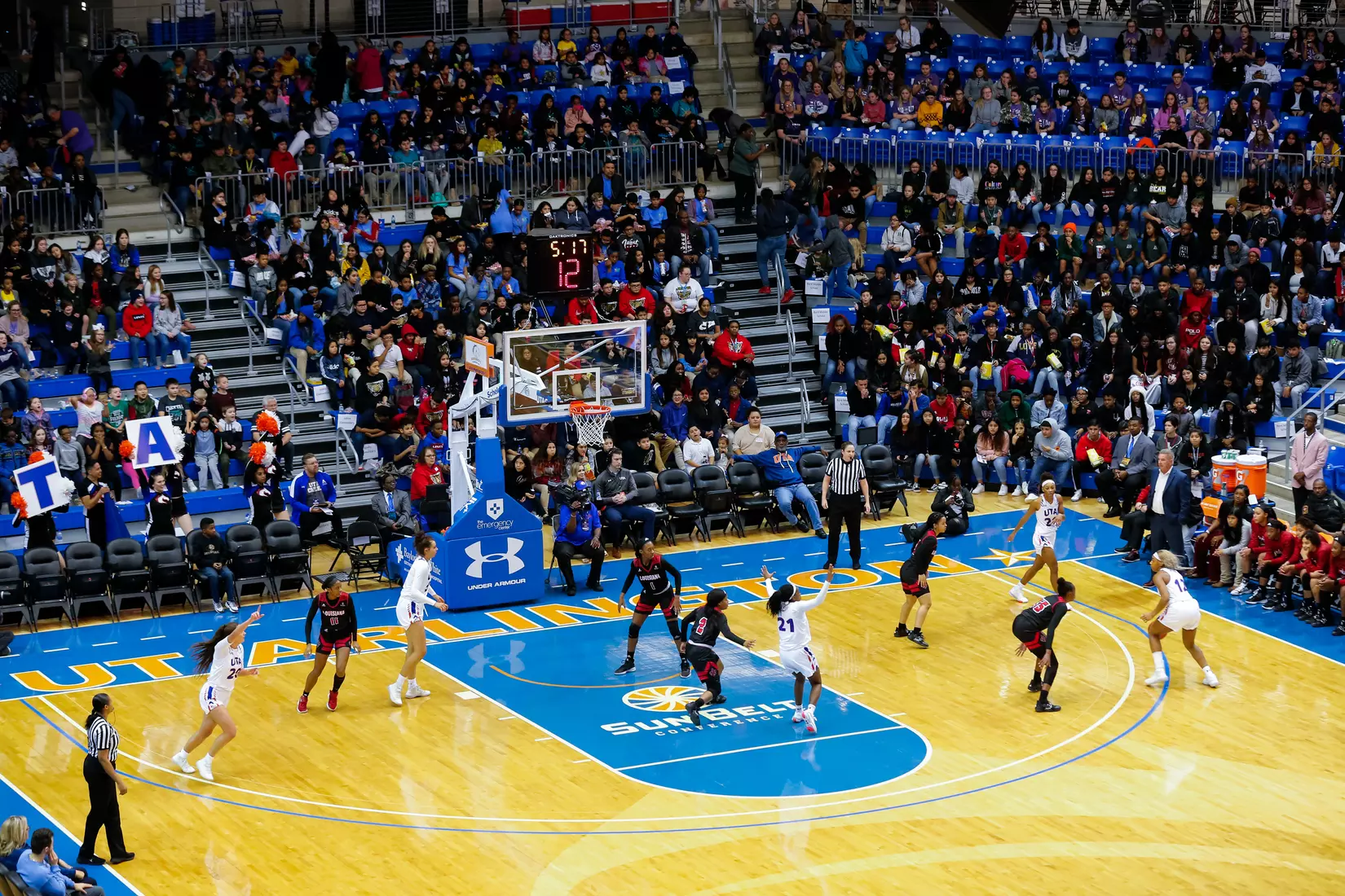 UTA vs Louisiana Women's Basketball game at College Park Center in Arlington, Texas on January 16, 2020. (Photo/Ellman Photography)