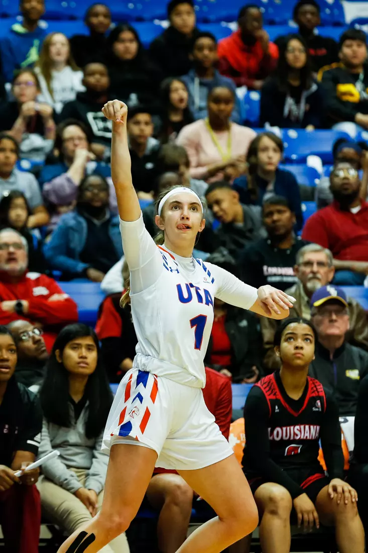 UTA vs Louisiana Women's Basketball game at College Park Center in Arlington, Texas on January 16, 2020. (Photo/Ellman Photography)