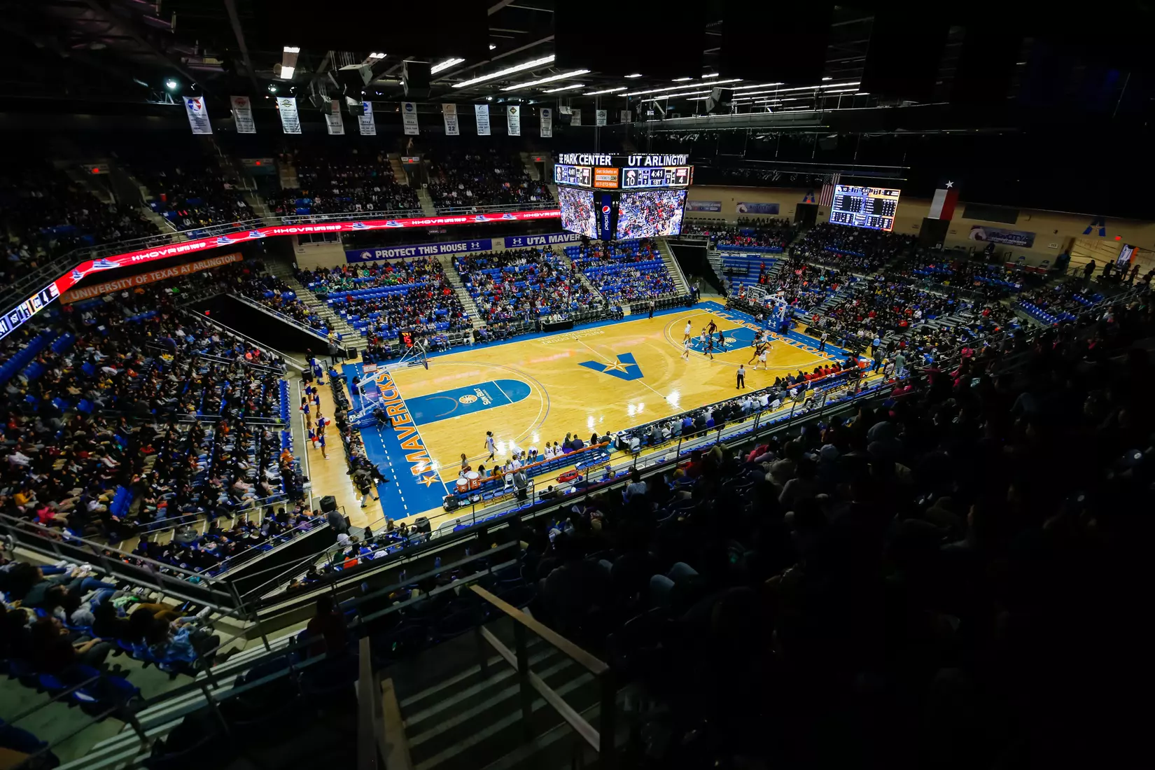 UTA vs Louisiana Women's Basketball game at College Park Center in Arlington, Texas on January 16, 2020. (Photo/Ellman Photography)