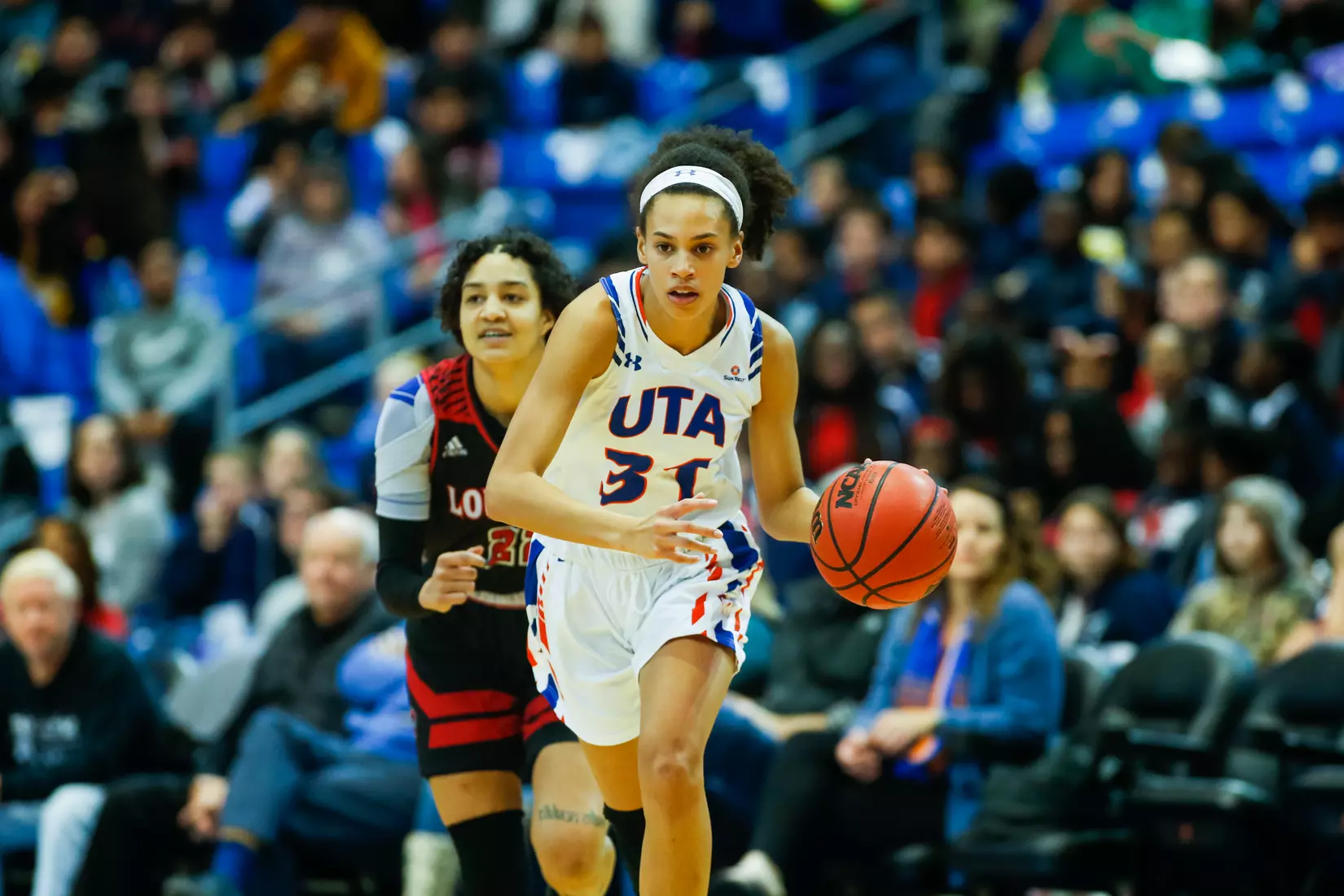 UTA vs Louisiana Women's Basketball game at College Park Center in Arlington, Texas on January 16, 2020. (Photo/Ellman Photography)