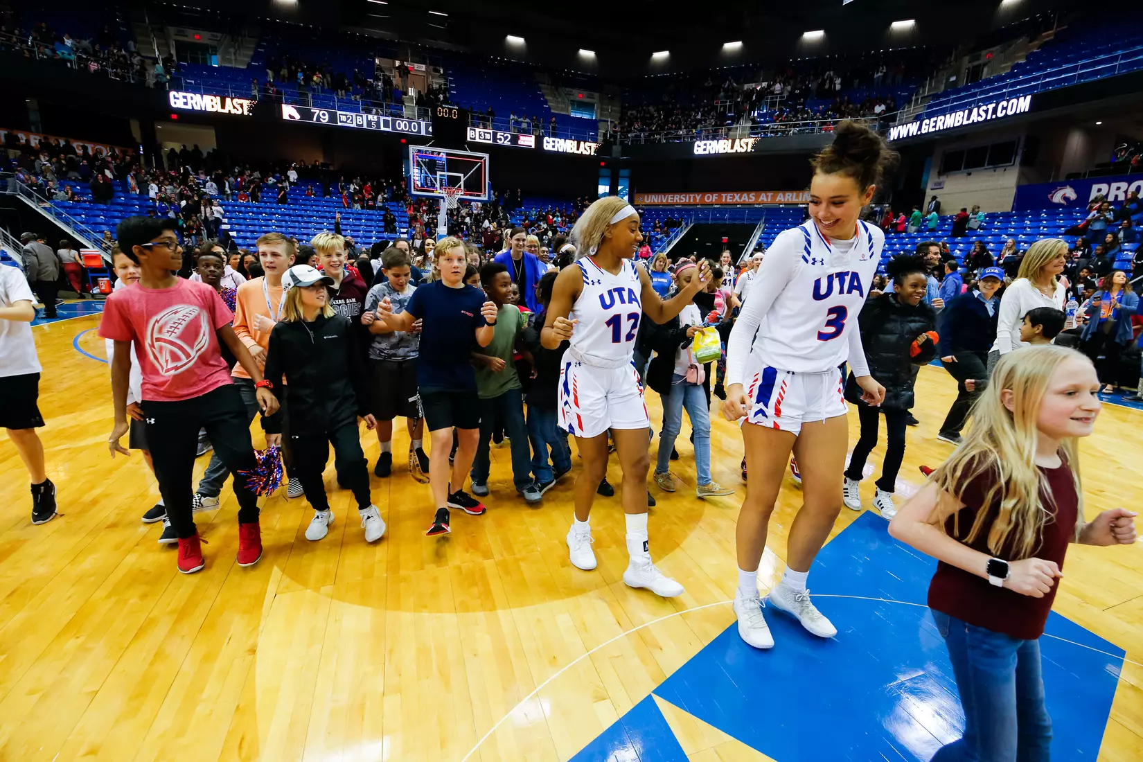 UTA vs Louisiana Women's Basketball game at College Park Center in Arlington, Texas on January 16, 2020. (Photo/Ellman Photography)