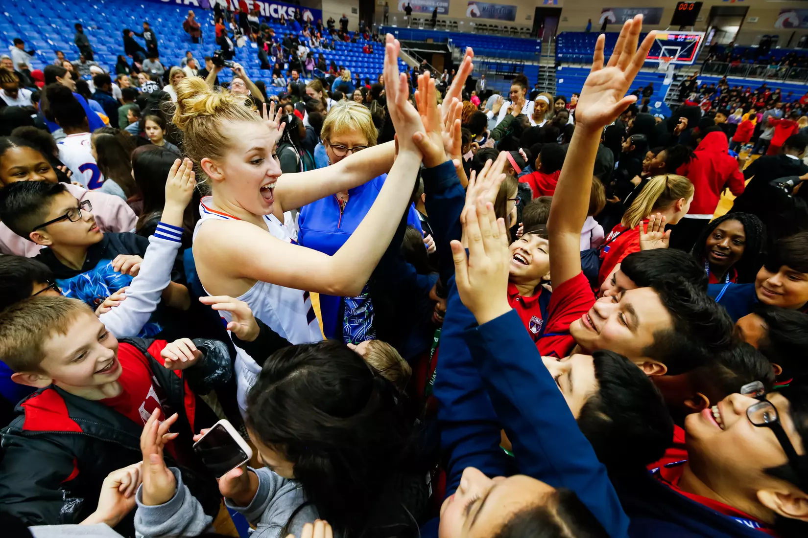 UTA vs Louisiana Women's Basketball game at College Park Center in Arlington, Texas on January 16, 2020. (Photo/Ellman Photography)