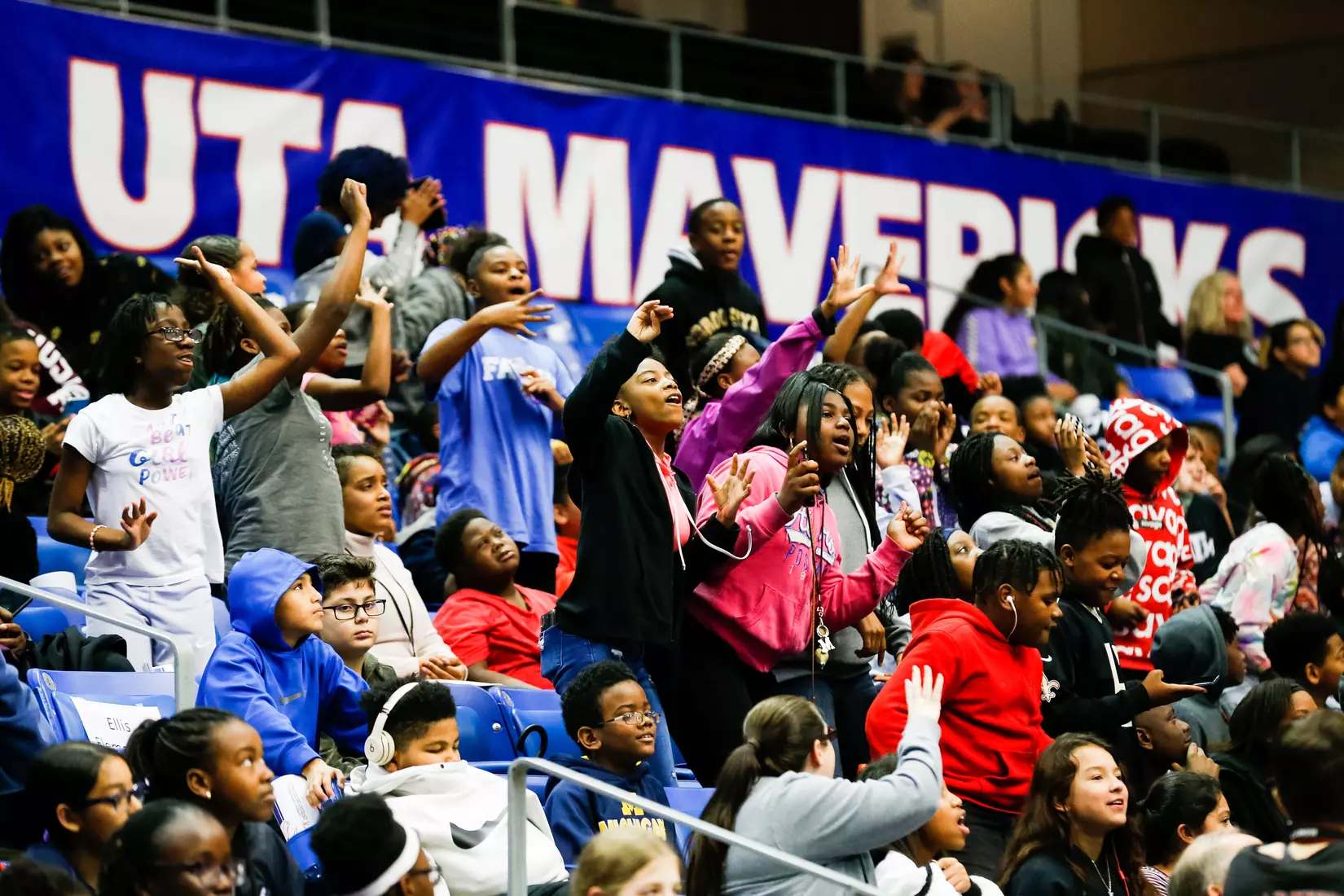 UTA vs Louisiana Women's Basketball game at College Park Center in Arlington, Texas on January 16, 2020. (Photo/Ellman Photography)