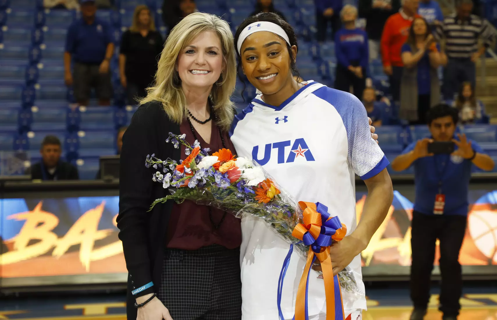 UTA vs Georgia Southern women's basketball in Arlington Texas on February 29, 2020. (Photo/Sharon Ellman)
