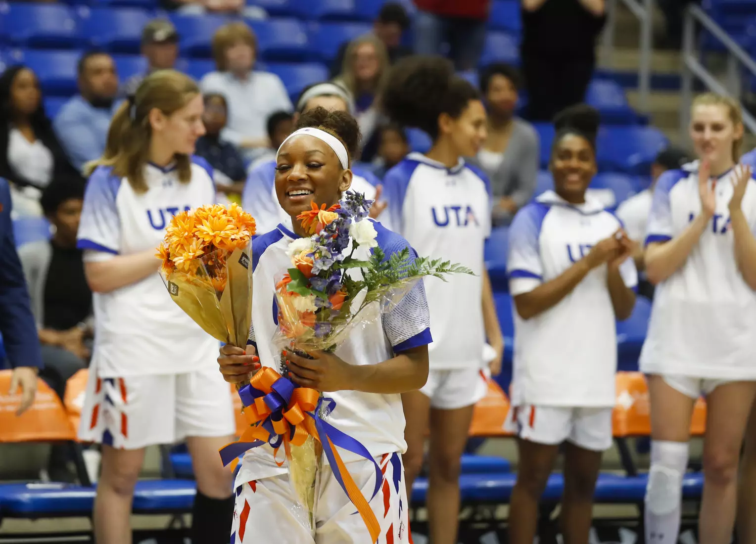 UTA vs Georgia Southern women's basketball in Arlington Texas on February 29, 2020. (Photo/Sharon Ellman)