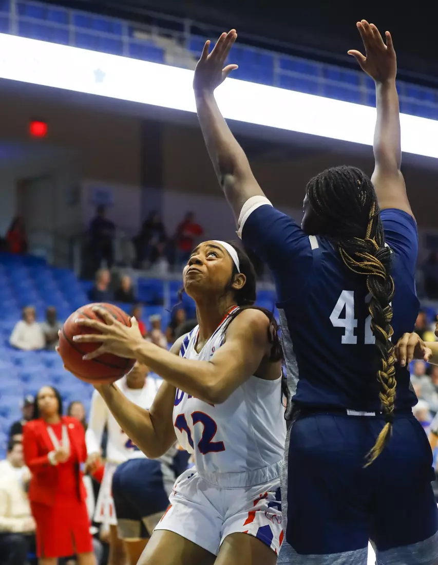 UTA vs Georgia Southern women's basketball in Arlington Texas on February 29, 2020. (Photo/Sharon Ellman)