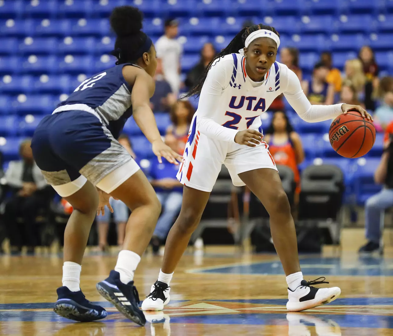 UTA vs Georgia Southern women's basketball in Arlington Texas on February 29, 2020. (Photo/Sharon Ellman)