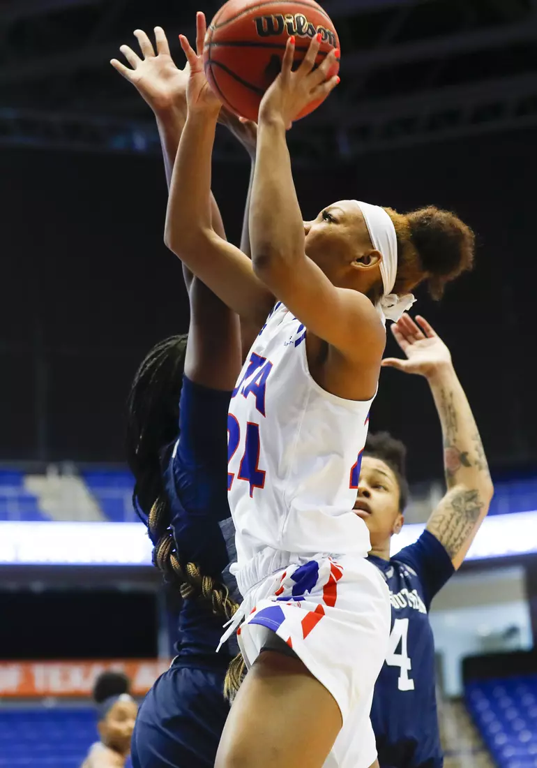 UTA vs Georgia Southern women's basketball in Arlington Texas on February 29, 2020. (Photo/Sharon Ellman)