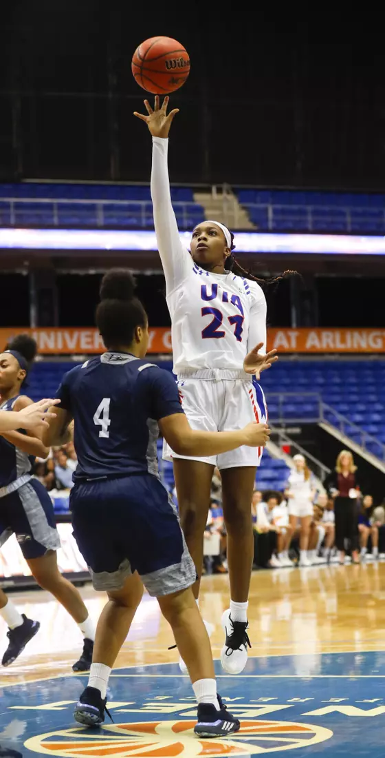UTA vs Georgia Southern women's basketball in Arlington Texas on February 29, 2020. (Photo/Sharon Ellman)