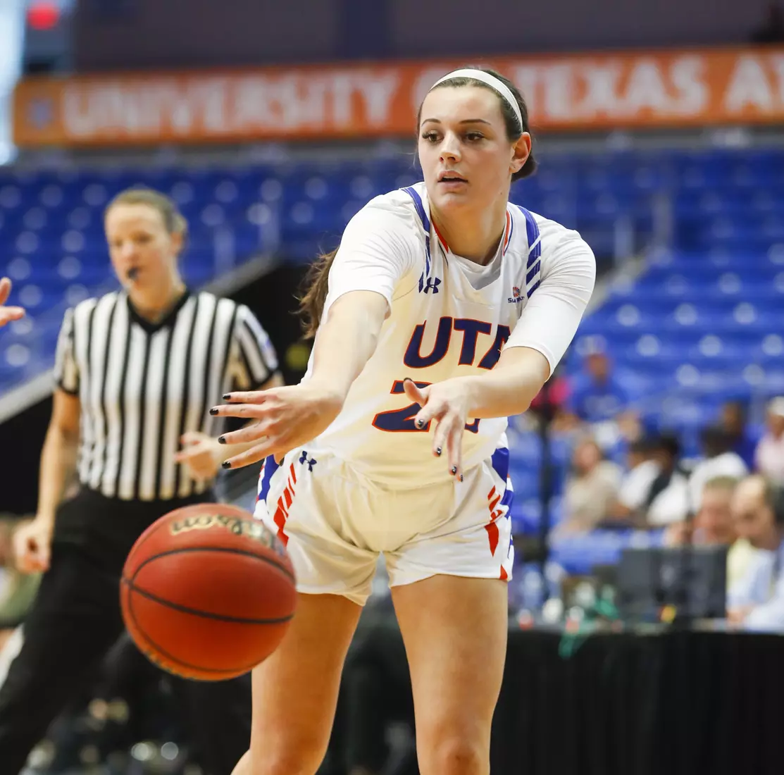 UTA vs Georgia Southern women's basketball in Arlington Texas on February 29, 2020. (Photo/Sharon Ellman)