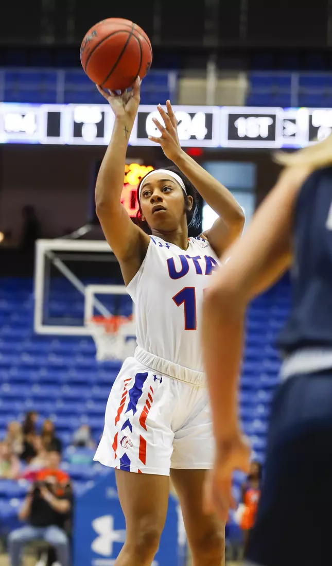 UTA vs Georgia Southern women's basketball in Arlington Texas on February 29, 2020. (Photo/Sharon Ellman)