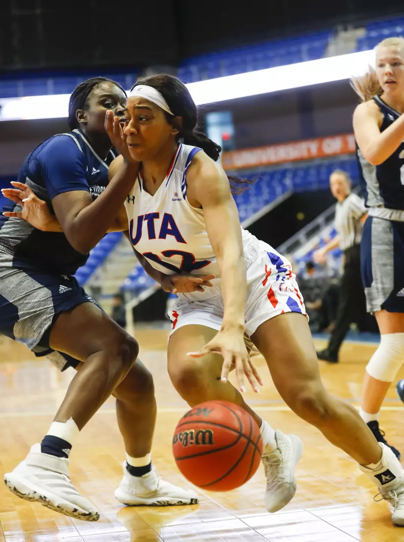 UTA vs Georgia Southern women's basketball in Arlington Texas on February 29, 2020. (Photo/Sharon Ellman)