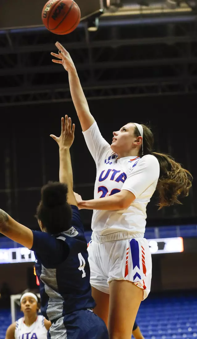 UTA vs Georgia Southern women's basketball in Arlington Texas on February 29, 2020. (Photo/Sharon Ellman)