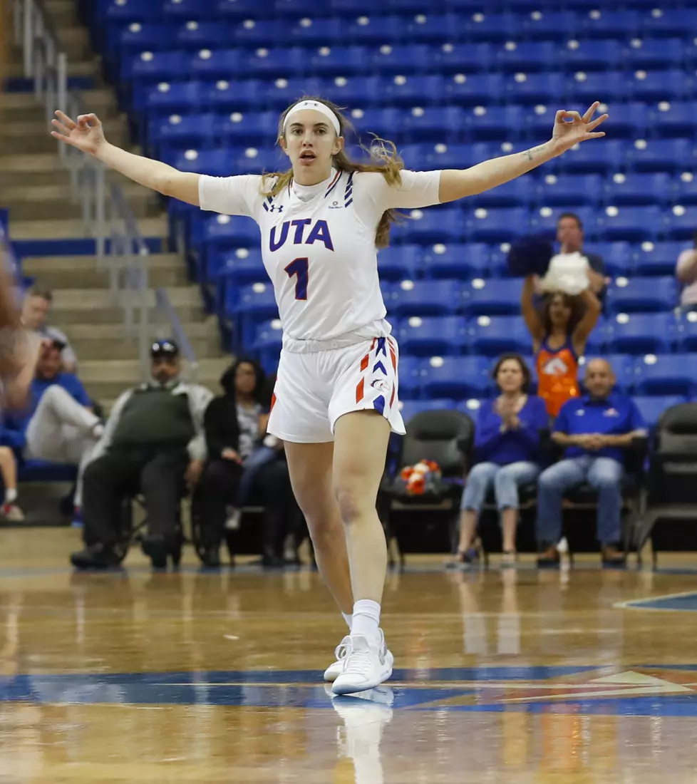 UTA vs Georgia Southern women's basketball in Arlington Texas on February 29, 2020. (Photo/Sharon Ellman)
