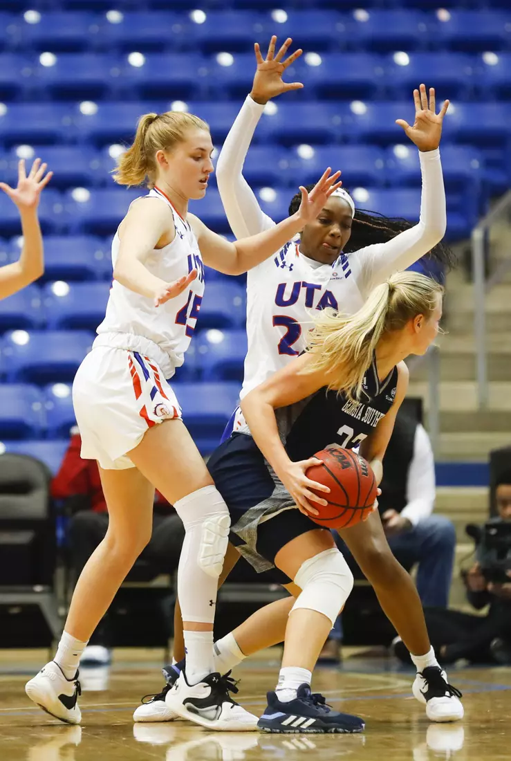 UTA vs Georgia Southern women's basketball in Arlington Texas on February 29, 2020. (Photo/Sharon Ellman)