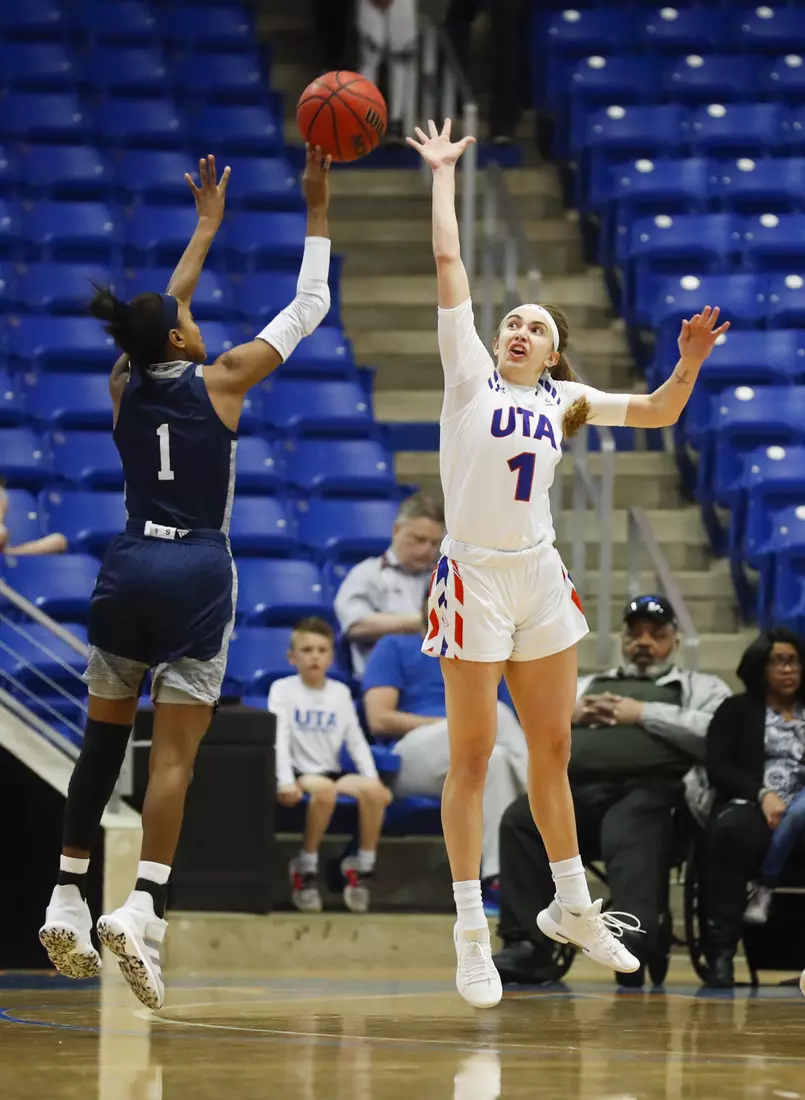 UTA vs Georgia Southern women's basketball in Arlington Texas on February 29, 2020. (Photo/Sharon Ellman)