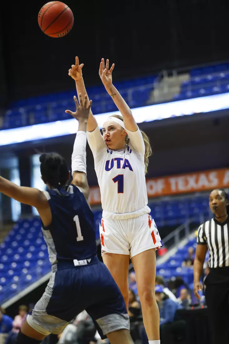 UTA vs Georgia Southern women's basketball in Arlington Texas on February 29, 2020. (Photo/Sharon Ellman)