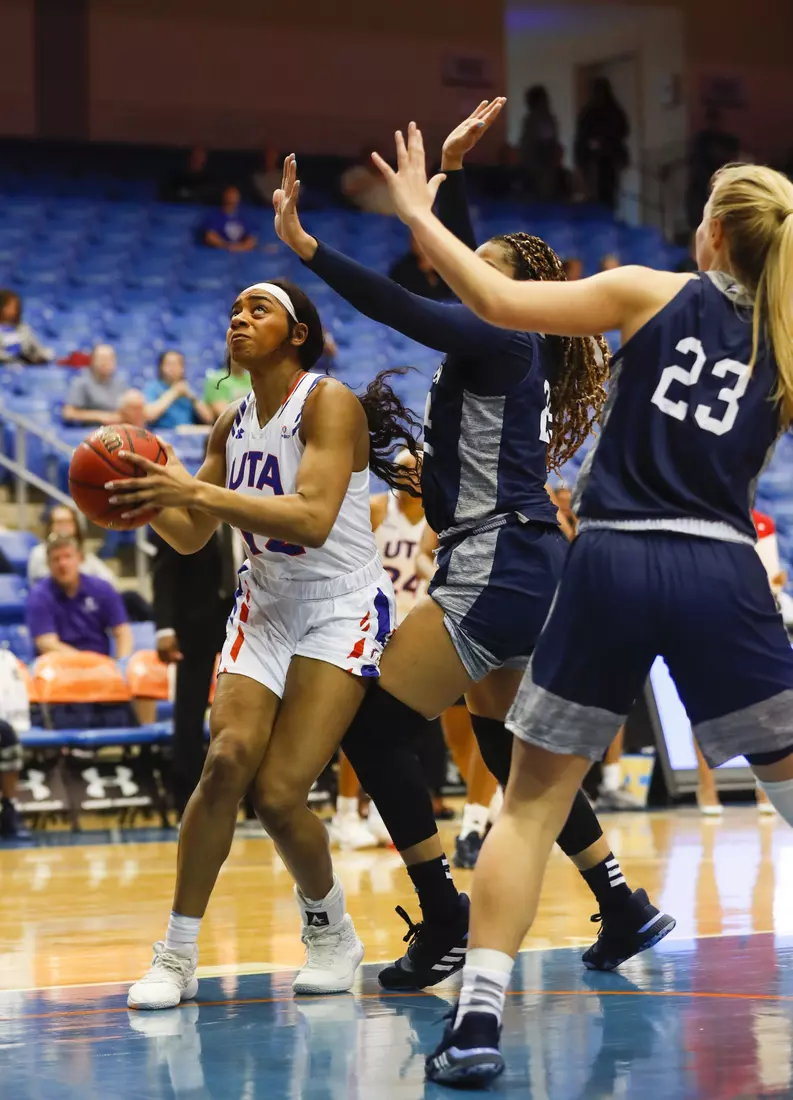 UTA vs Georgia Southern women's basketball in Arlington Texas on February 29, 2020. (Photo/Sharon Ellman)