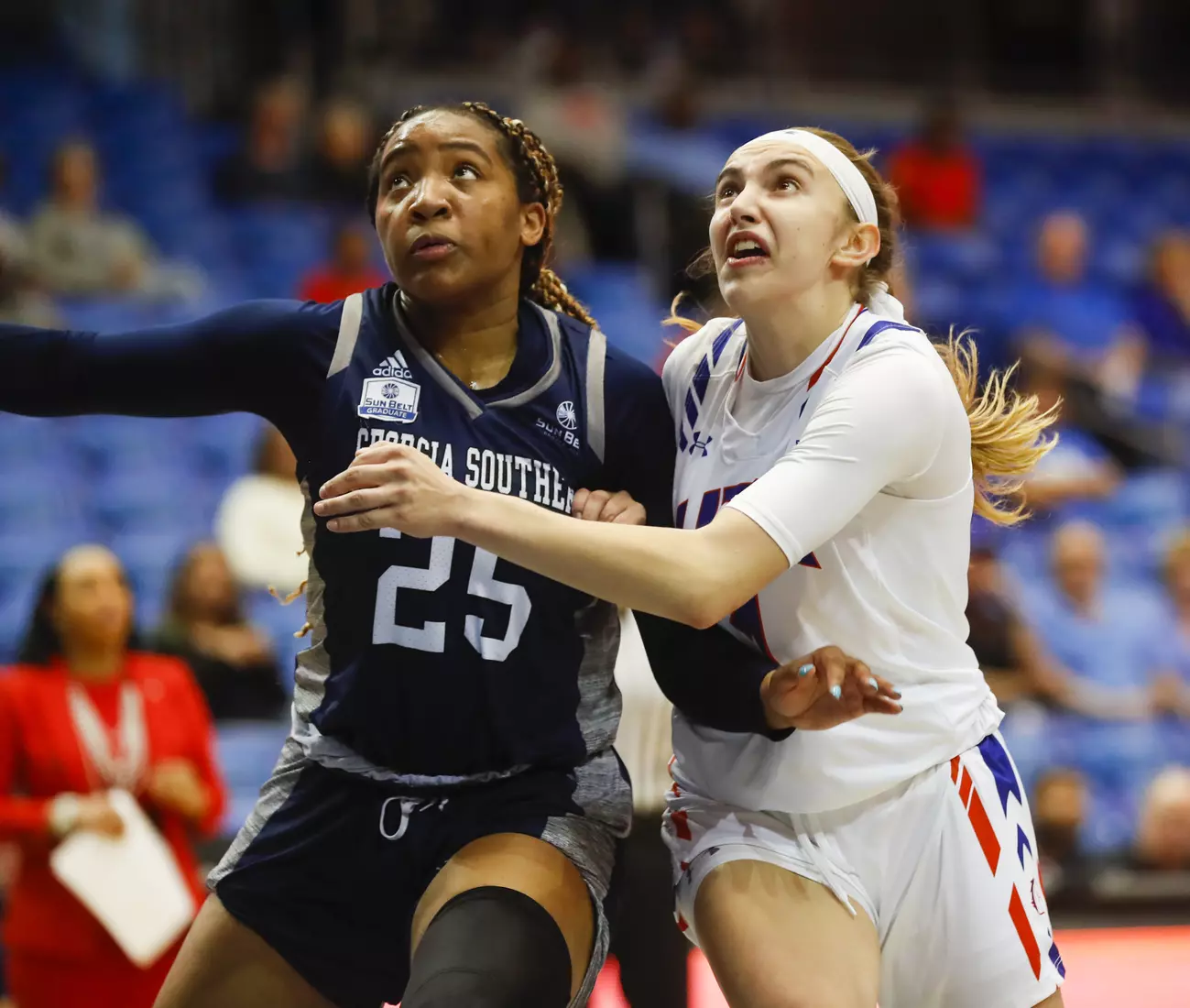 UTA vs Georgia Southern women's basketball in Arlington Texas on February 29, 2020. (Photo/Sharon Ellman)