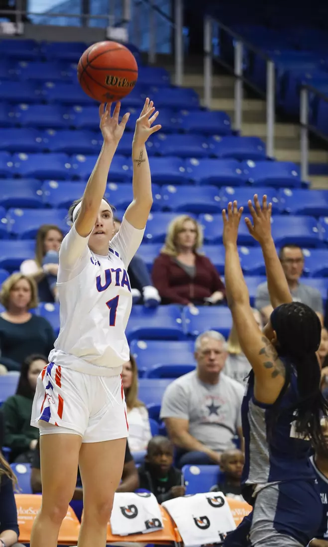 UTA vs Georgia Southern women's basketball in Arlington Texas on February 29, 2020. (Photo/Sharon Ellman)
