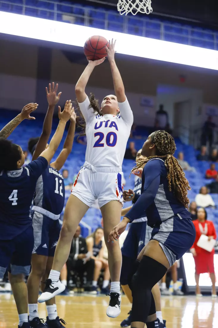 UTA vs Georgia Southern women's basketball in Arlington Texas on February 29, 2020. (Photo/Sharon Ellman)