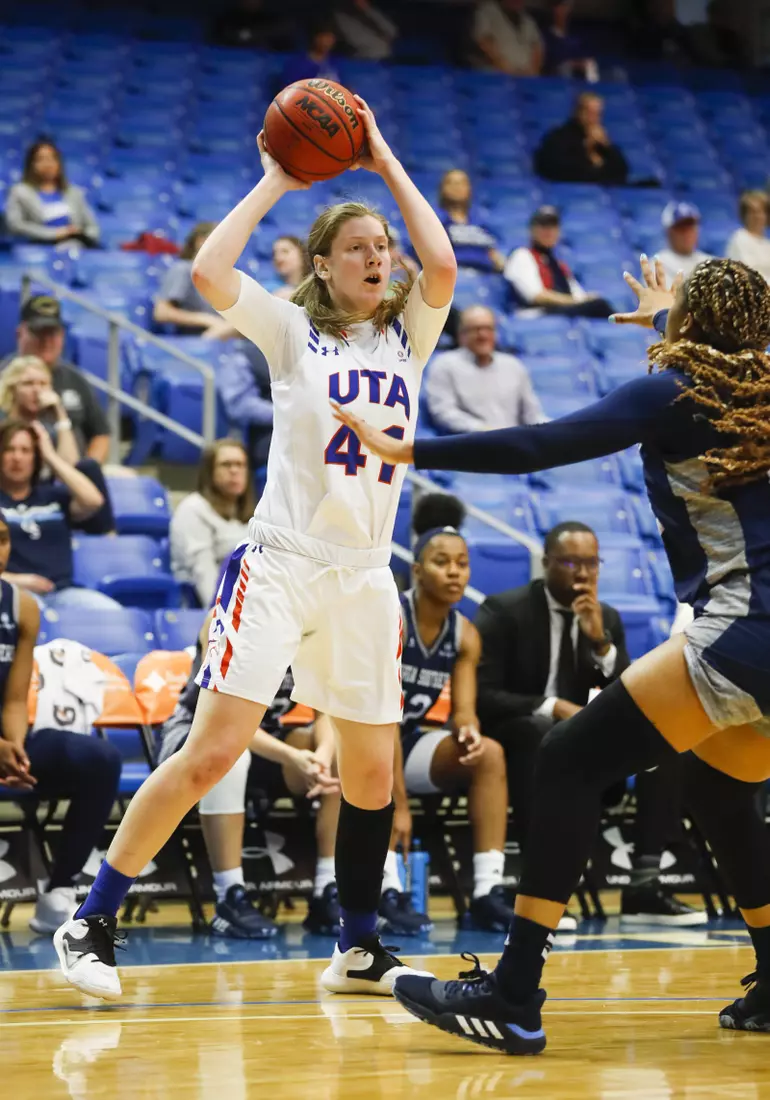 UTA vs Georgia Southern women's basketball in Arlington Texas on February 29, 2020. (Photo/Sharon Ellman)
