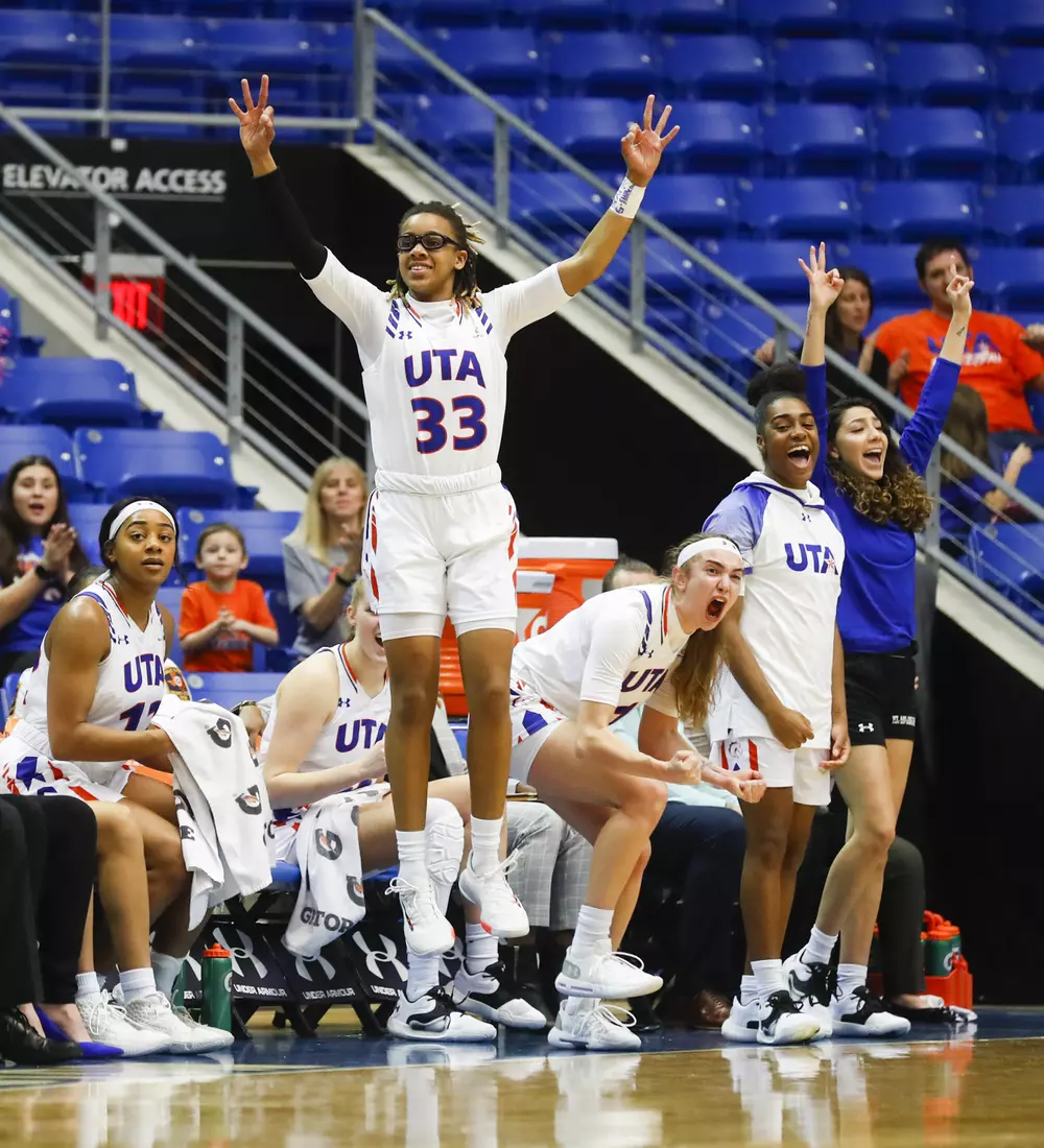 UTA vs Georgia Southern women's basketball in Arlington Texas on February 29, 2020. (Photo/Sharon Ellman)