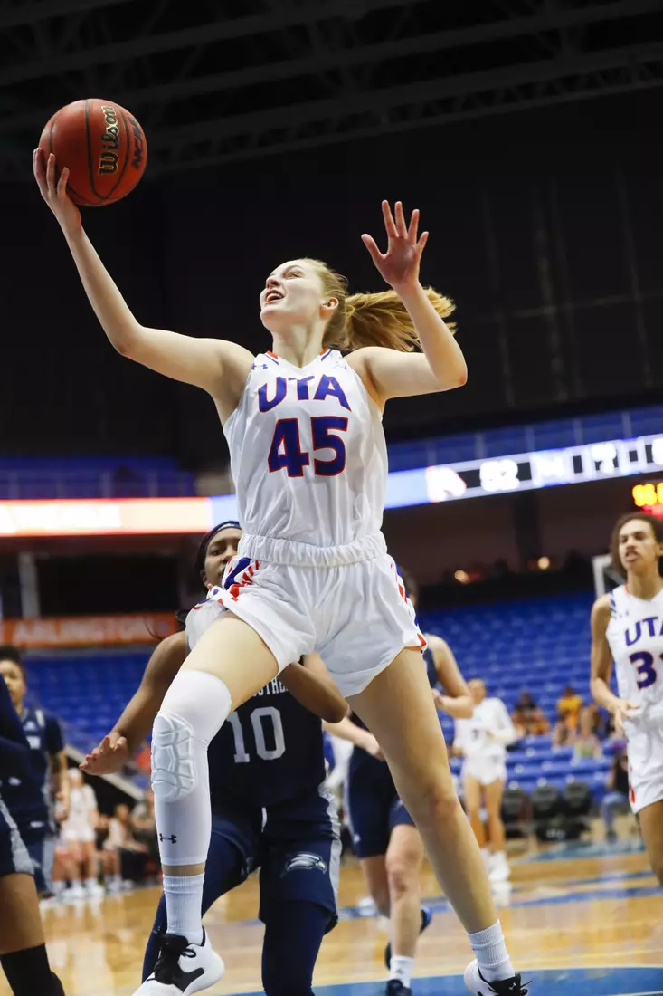 UTA vs Georgia Southern women's basketball in Arlington Texas on February 29, 2020. (Photo/Sharon Ellman)