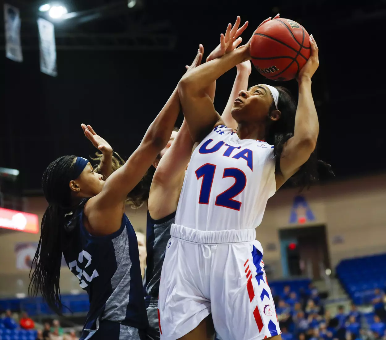 UTA vs Georgia Southern women's basketball in Arlington Texas on February 29, 2020. (Photo/Sharon Ellman)