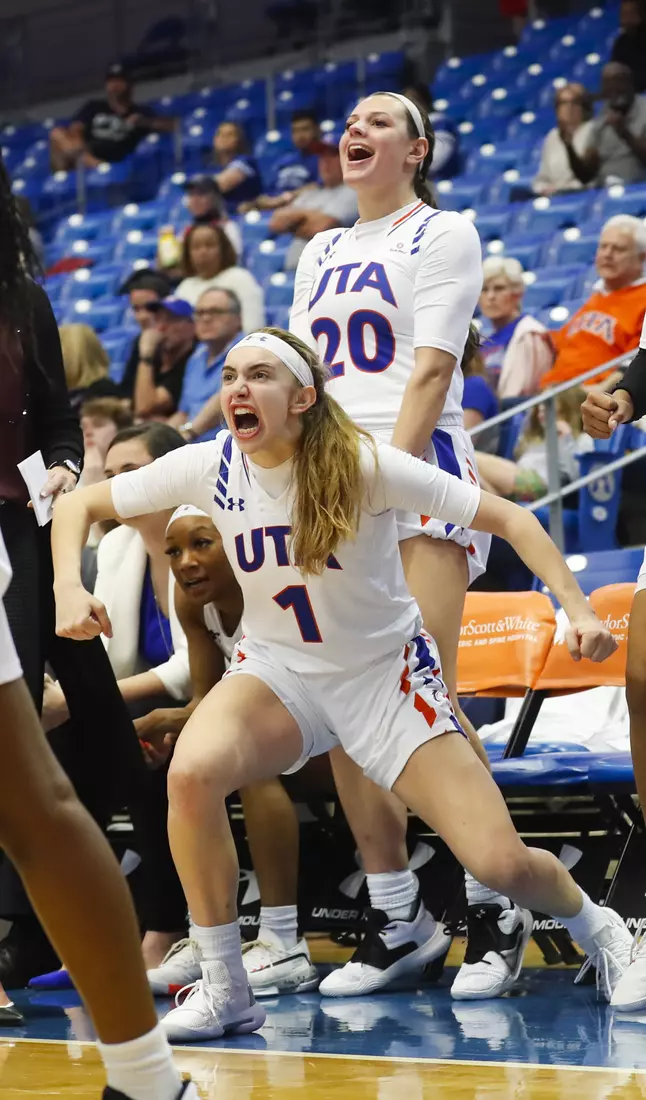 UTA vs Georgia Southern women's basketball in Arlington Texas on February 29, 2020. (Photo/Sharon Ellman)
