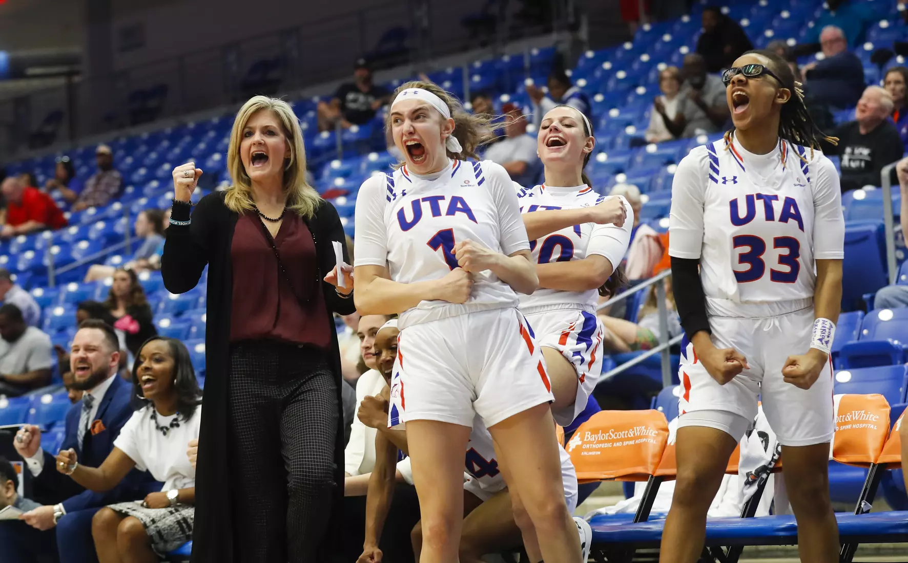 UTA vs Georgia Southern women's basketball in Arlington Texas on February 29, 2020. (Photo/Sharon Ellman)