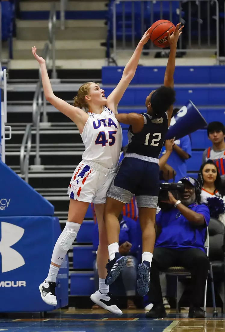 UTA vs Georgia Southern women's basketball in Arlington Texas on February 29, 2020. (Photo/Sharon Ellman)
