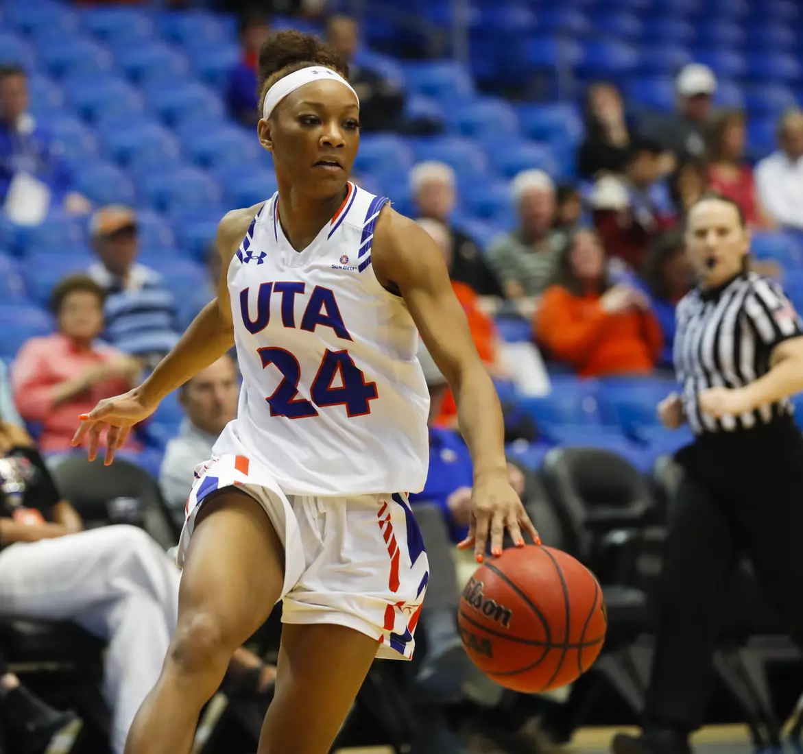 UTA vs Georgia Southern women's basketball in Arlington Texas on February 29, 2020. (Photo/Sharon Ellman)